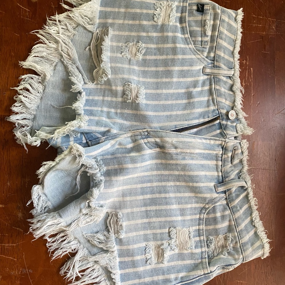 High rise shorts